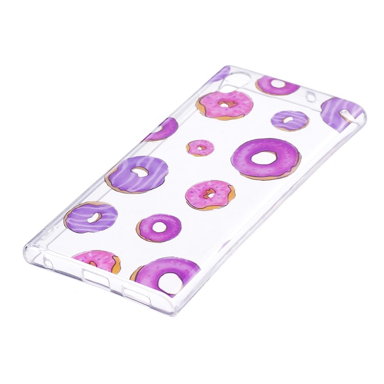 Pattern Printing IMD TPU Protection Phone Case for Sony Xperia L1 - Doughnut Pattern-2