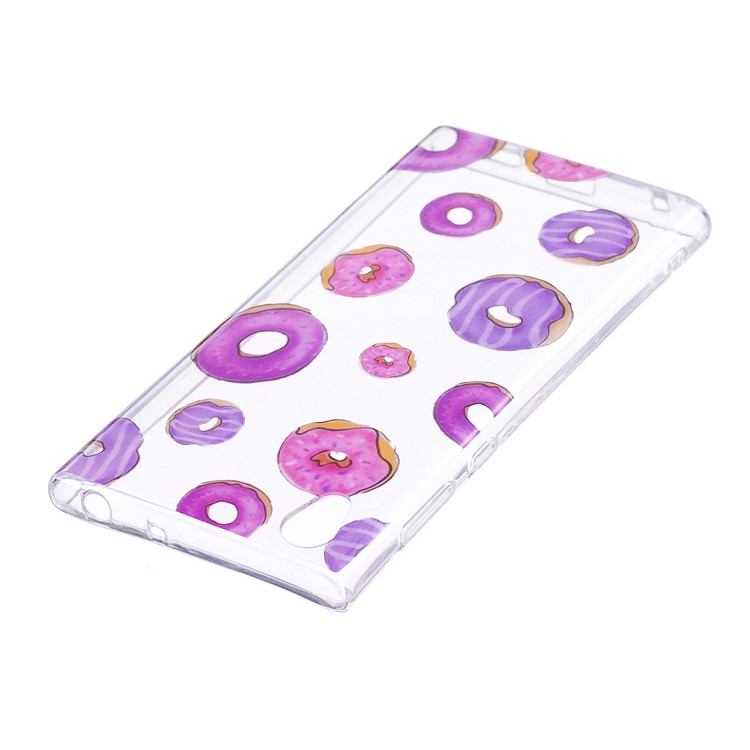 Pattern Printing IMD TPU Protection Phone Case for Sony Xperia L1 - Doughnut Pattern-3