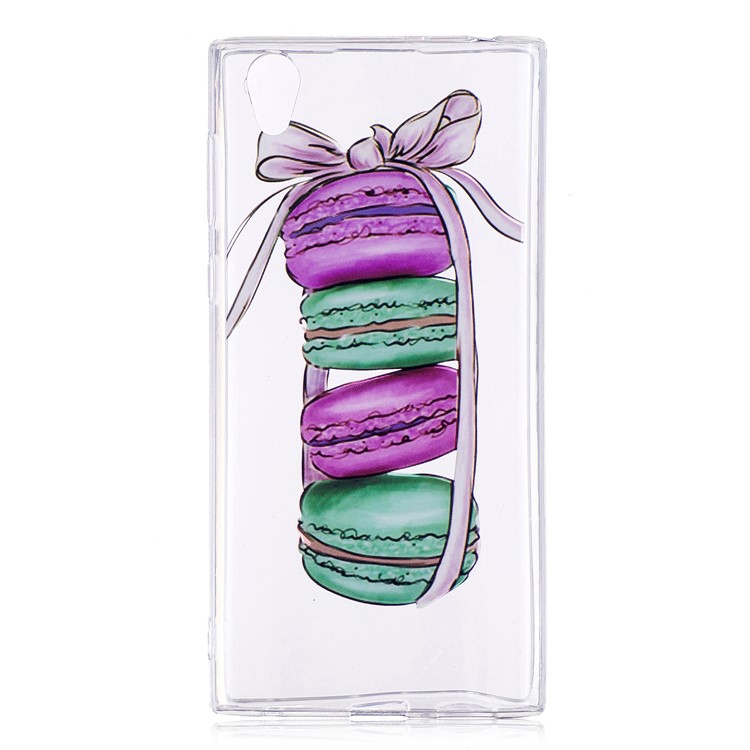 Pattern Printing IMD TPU Back Cover Case for Sony Xperia L1 - Macaroon Pattern-1