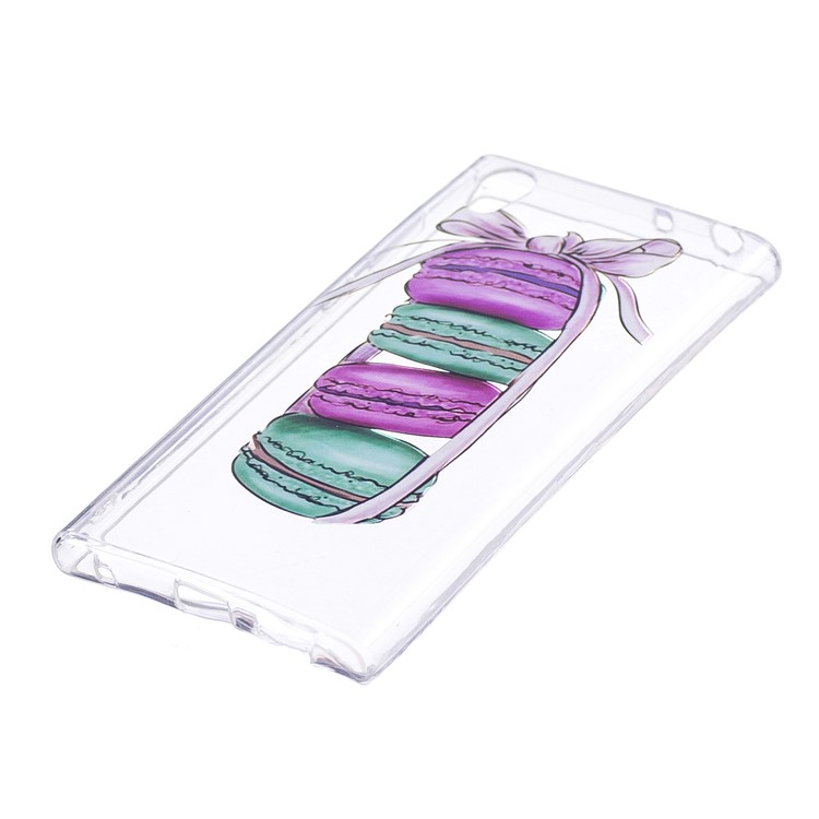 Pattern Printing IMD TPU Back Cover Case for Sony Xperia L1 - Macaroon Pattern-2