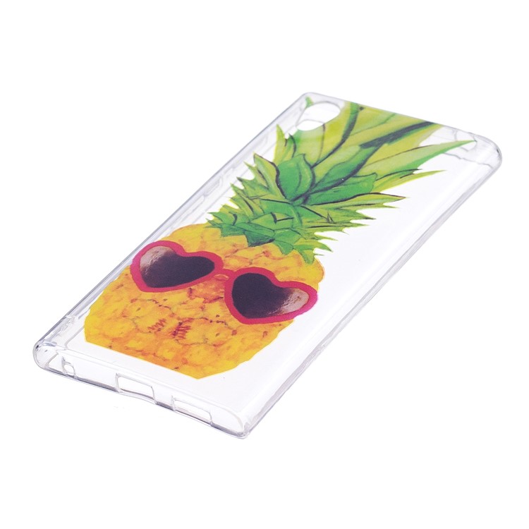 Pattern Printing IMD TPU Back Cover Shell for Sony Xperia L1 - Pineapple Pattern-2