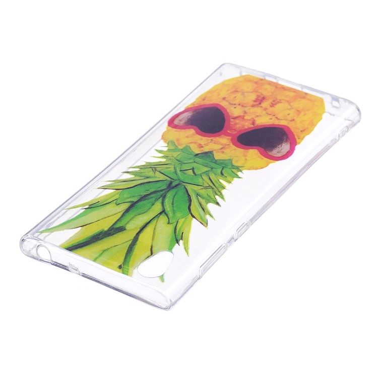 Pattern Printing IMD TPU Back Cover Shell for Sony Xperia L1 - Pineapple Pattern-3