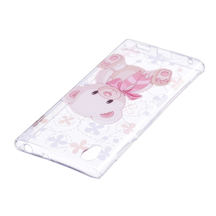 Pattern Printing IMD TPU Phone Case Accessory for Sony Xperia L1 - Adorable Bear-3