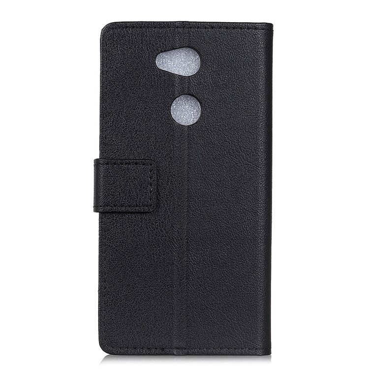 Wallet Leather Magnetic Mobile Phone Case for Sony Xperia L2 - Black-3