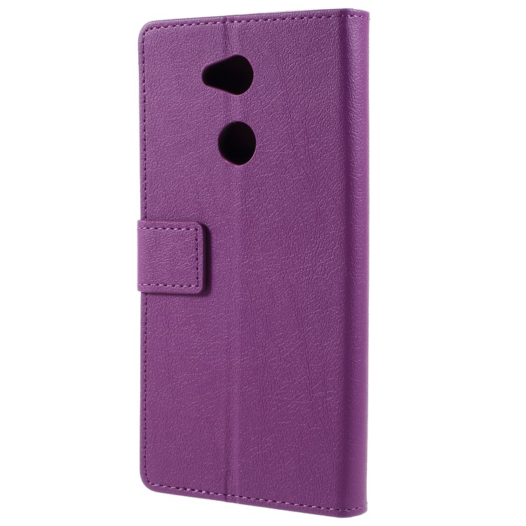 Wallet Leather Cell Phone Case for Sony Xperia XA2 Ultra - Purple-2