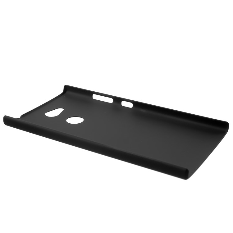 For Sony Xperia L2 Rubberized PC Hard Phone Case - Black-4