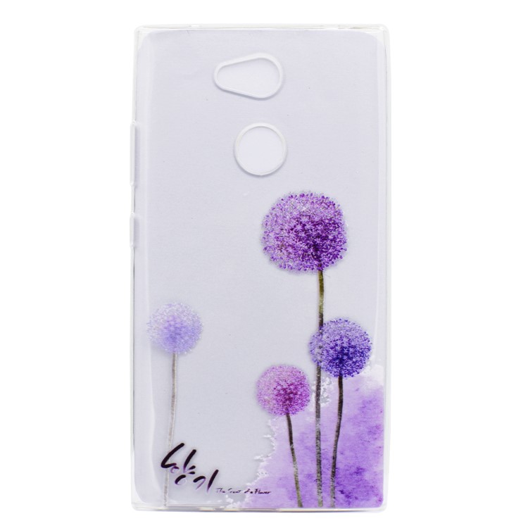Pattern Printing Soft TPU Phone Case Accessory for Sony Xperia L2 - Dandelion-2