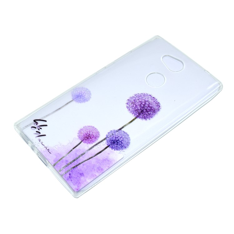 Pattern Printing Soft TPU Phone Case Accessory for Sony Xperia L2 - Dandelion-3