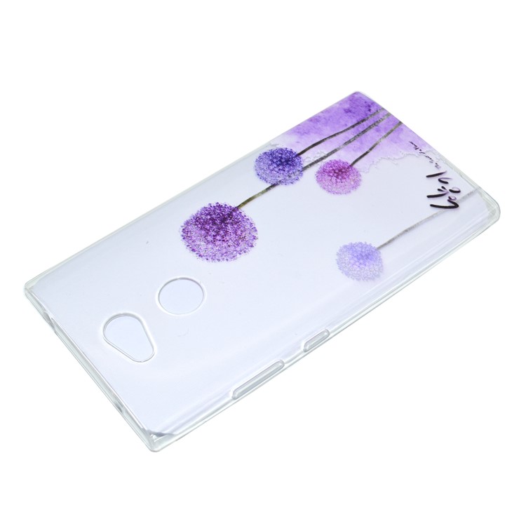 Pattern Printing Soft TPU Phone Case Accessory for Sony Xperia L2 - Dandelion-4