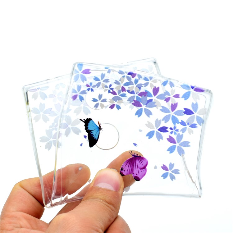 Pattern Printing Soft TPU Protection Mobile Shell for Sony Xperia L2 - Two Butterflies-5