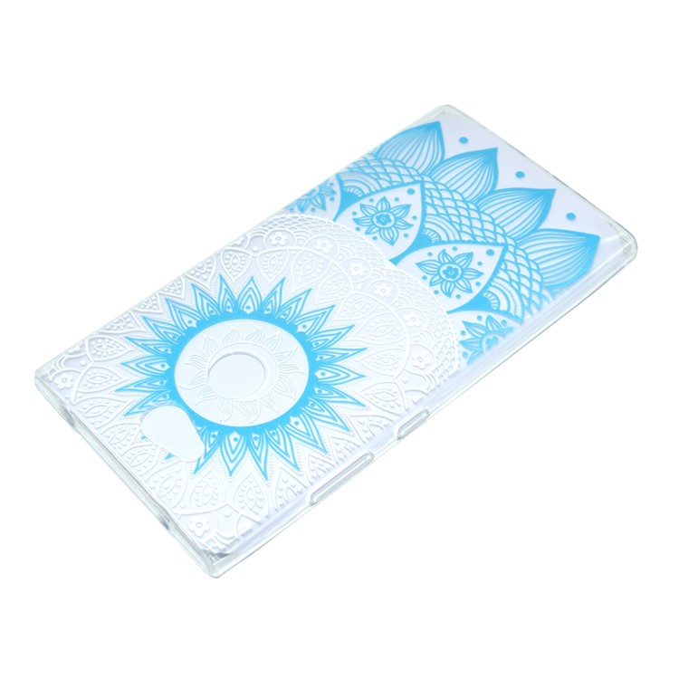 Pattern Printing Soft TPU Cell Phone Cover for Sony Xperia L2 - Blue Mandala-4
