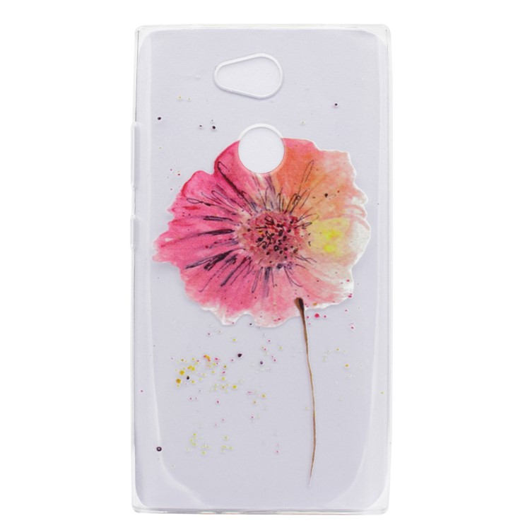 Pattern Printing TPU Flexible Case for Sony Xperia XA2 Ultra - Beautiful Flowers-2