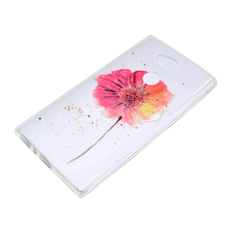 Pattern Printing TPU Flexible Case for Sony Xperia XA2 Ultra - Beautiful Flowers-3