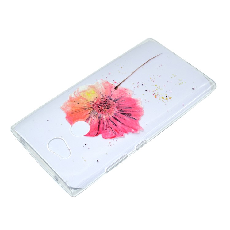Pattern Printing TPU Flexible Case for Sony Xperia XA2 Ultra - Beautiful Flowers-4