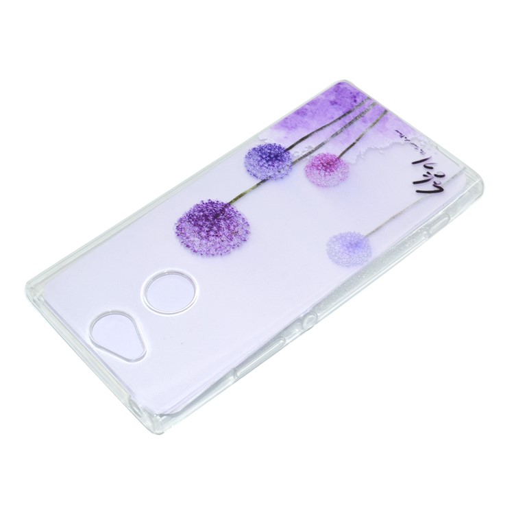 Pattern Printing Flexible TPU Phone Case for Sony Xperia XA2 - Dandelion-4