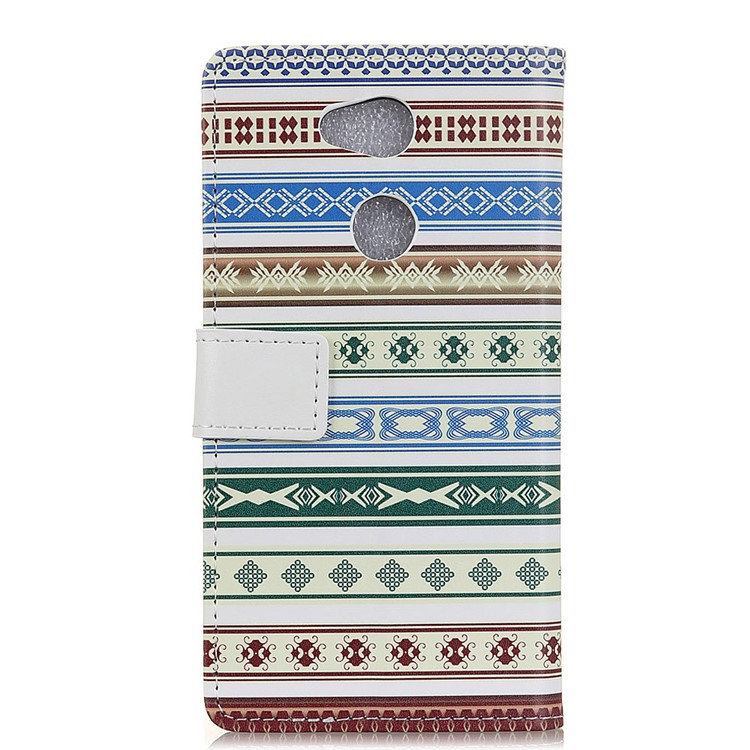 For Sony Xperia L2 Pattern Printing Wallet Leather Mobile Phone Cover - Bohemian Pattern-2