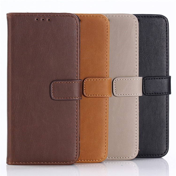 For Samsung Galaxy S9 Retro Style Leather Wallet Stand Case - Black-6