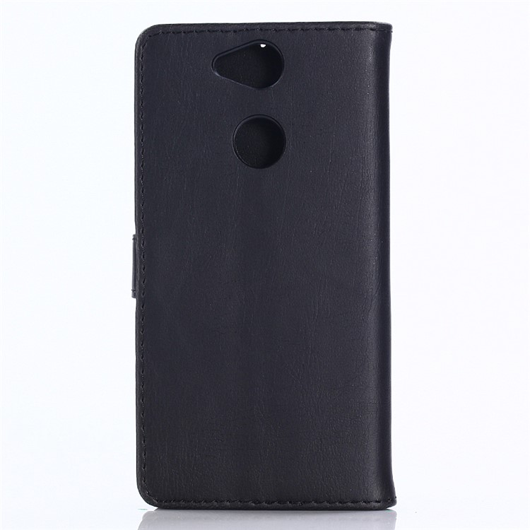 Brieftasche Im Retro-Stil Aus Leder Für Sony Xperia XA2 - Schwarz-2