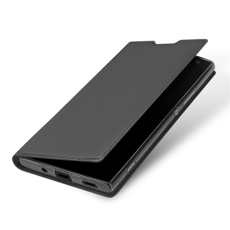 DUX DUCIS Skin Pro Series Leather Stand Case for Sony Xperia XA2 Ultra - Grey-4