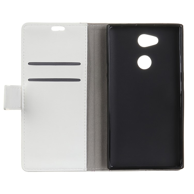 Pattern Printing PU Leather Wallet Stand Phone Cover for Sony Xperia L2 - Owl Family-5