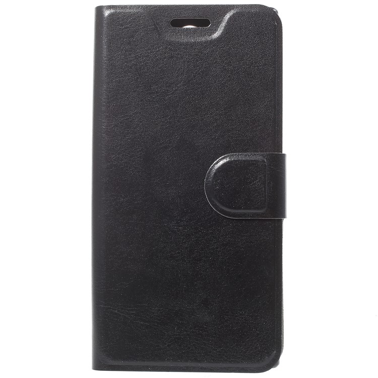 Crazy Horse Magnetic Stand Card Slot Leather Mobile Phone Case for Sony Xperia XA2 - Black-2
