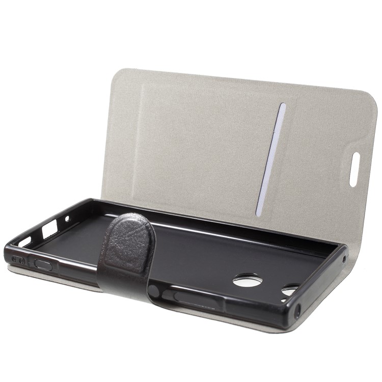 Crazy Horse Magnetic Stand Card Slot Leather Mobile Phone Case for Sony Xperia XA2 - Black-6