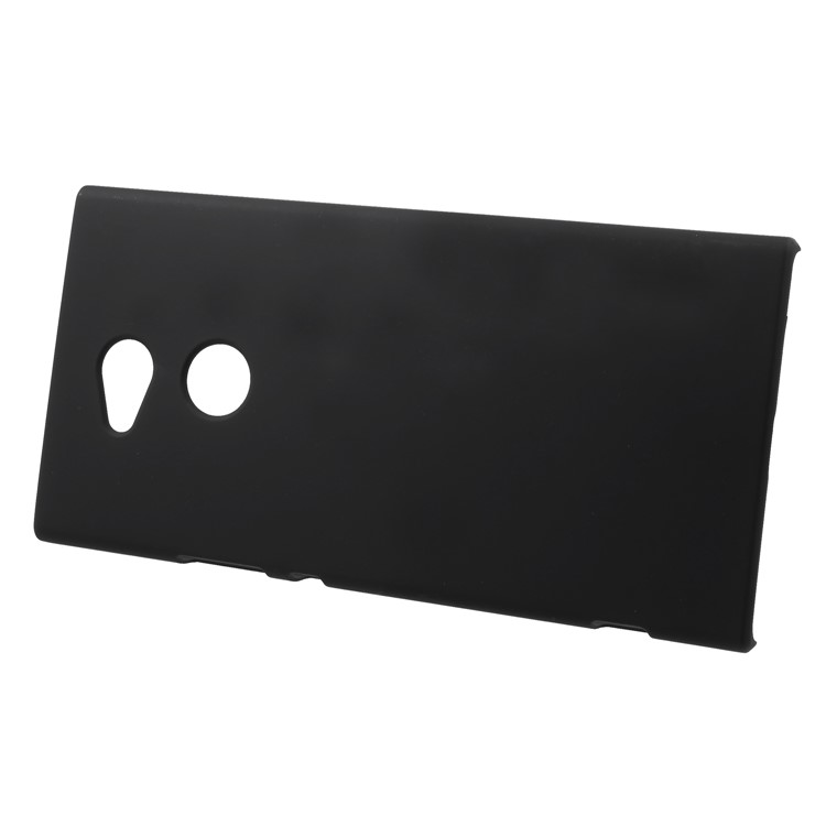 Rubberized PC Hard Phone Case for Sony Xperia XA2 Ultra - Black-2