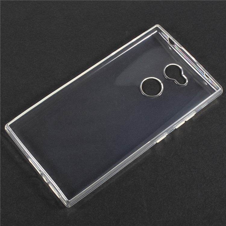 For Sony Xperia L2 Clear TPU Case Cover with Non-slip Inner-2