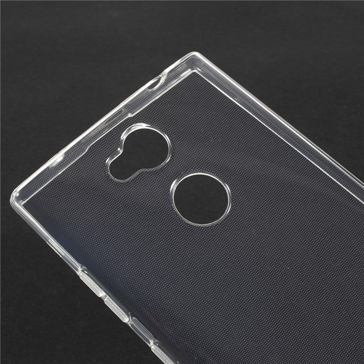 For Sony Xperia L2 Clear TPU Case Cover with Non-slip Inner-3