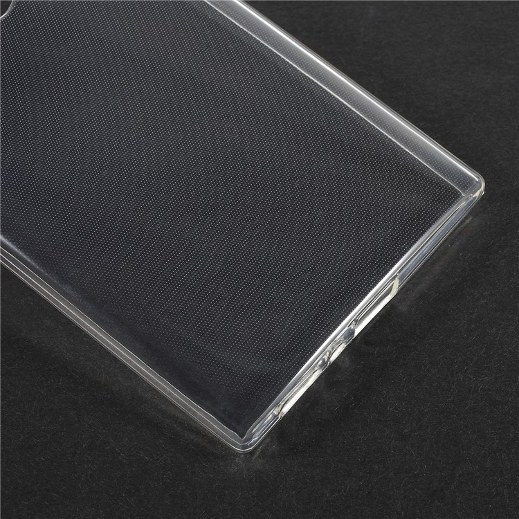 For Sony Xperia L2 Clear TPU Case Cover with Non-slip Inner-4