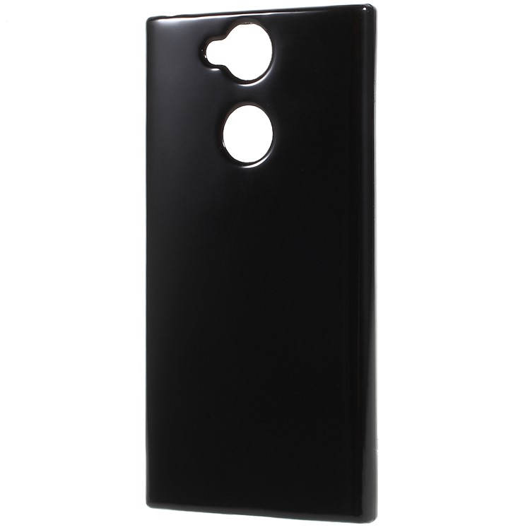 For Sony Xperia XA2 Soft TPU Cover Case with Non-slip Inner - Black-1