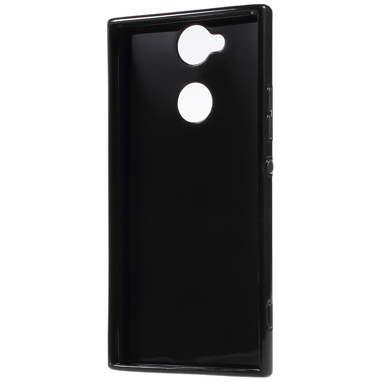 For Sony Xperia XA2 Soft TPU Cover Case with Non-slip Inner - Black-2