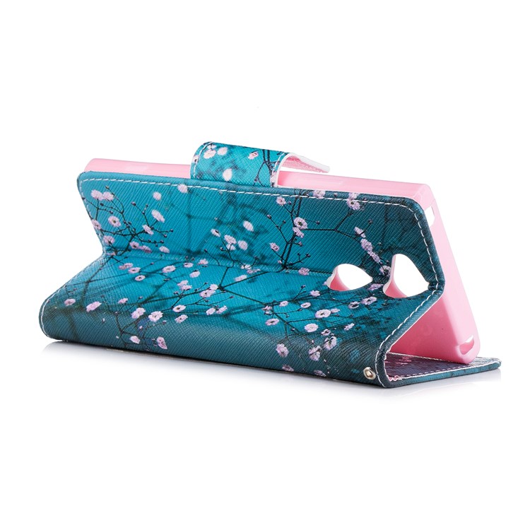 À Motifs En Cuir PU Carte Titulaire Coque De Protection Pour Sony Xperia XA2 - Hivers Doux-4
