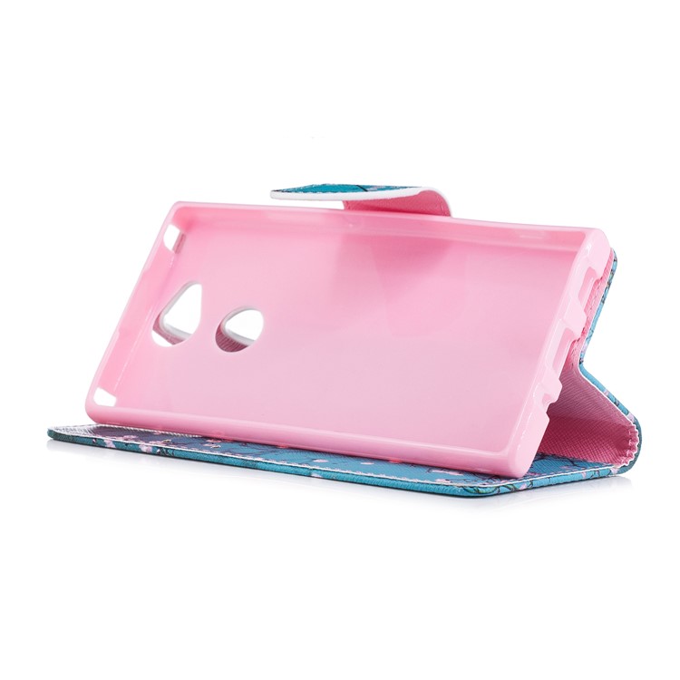 À Motifs En Cuir PU Carte Titulaire Coque De Protection Pour Sony Xperia XA2 - Hivers Doux-5