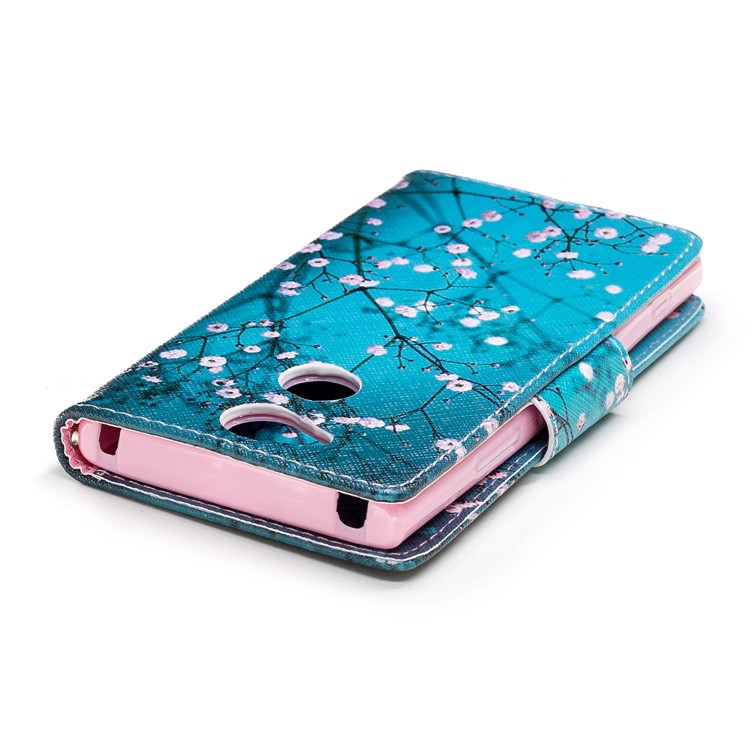 À Motifs En Cuir PU Carte Titulaire Coque De Protection Pour Sony Xperia XA2 - Hivers Doux-7