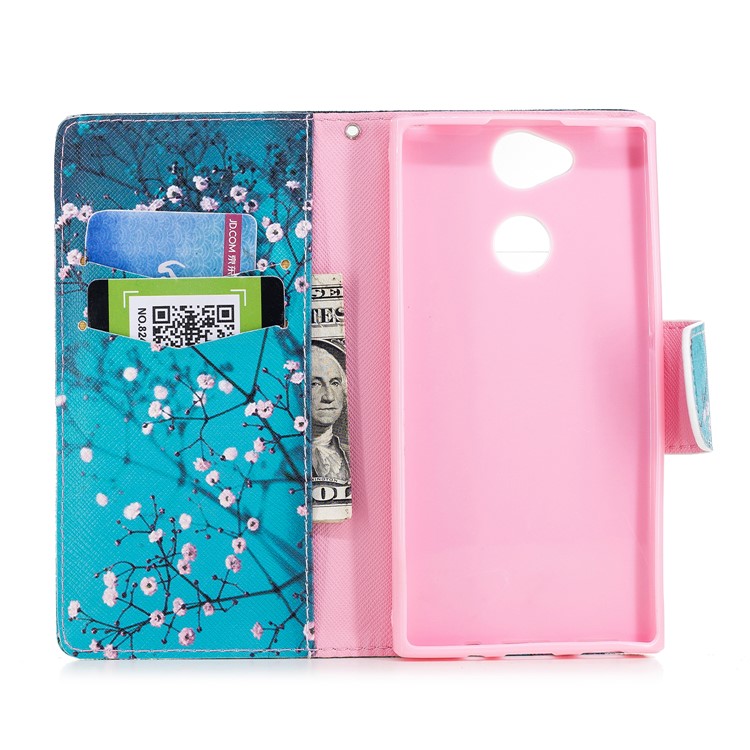 À Motifs En Cuir PU Carte Titulaire Coque De Protection Pour Sony Xperia XA2 - Hivers Doux-8
