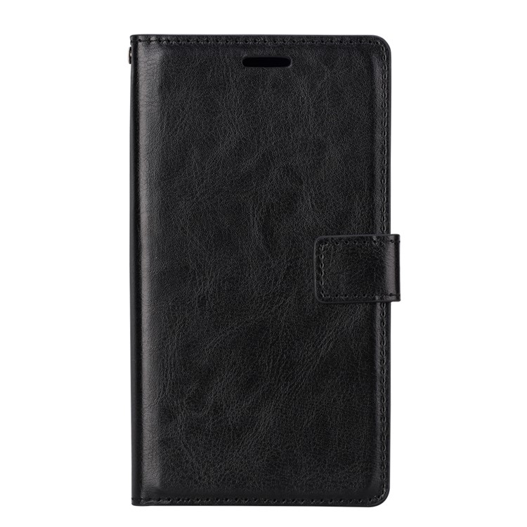BTRCASE Crazy Horse Texture Leather Wallet Case for Sony Xperia L2 - Black-2