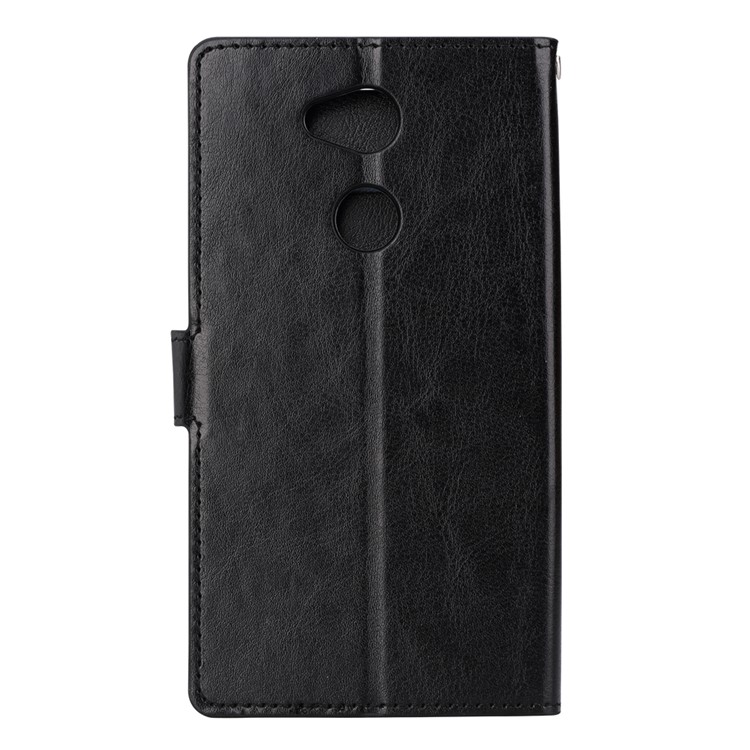 BTRCASE Crazy Horse Texture Leather Wallet Case for Sony Xperia L2 - Black-3