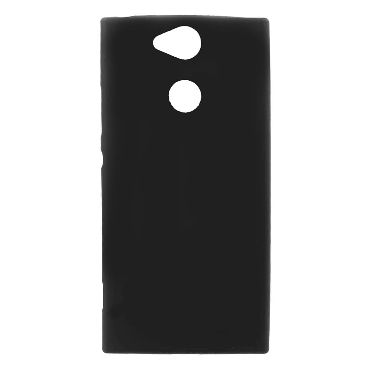 Doppelseitige Matte TPU Abdeckung Für Sony Xperia XA2 - Schwarz-1