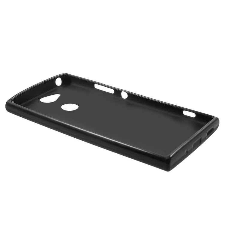 Doppelseitige Matte TPU Abdeckung Für Sony Xperia XA2 - Schwarz-3