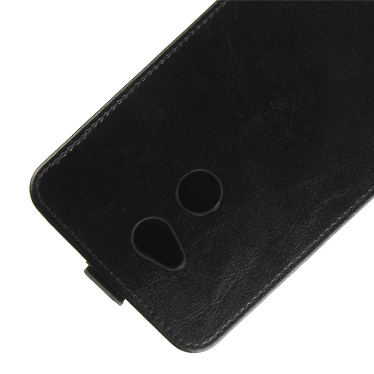 Crazy Horse Vertical Leather Card Holder Case for Sony Xperia XA2 Ultra - Black-4