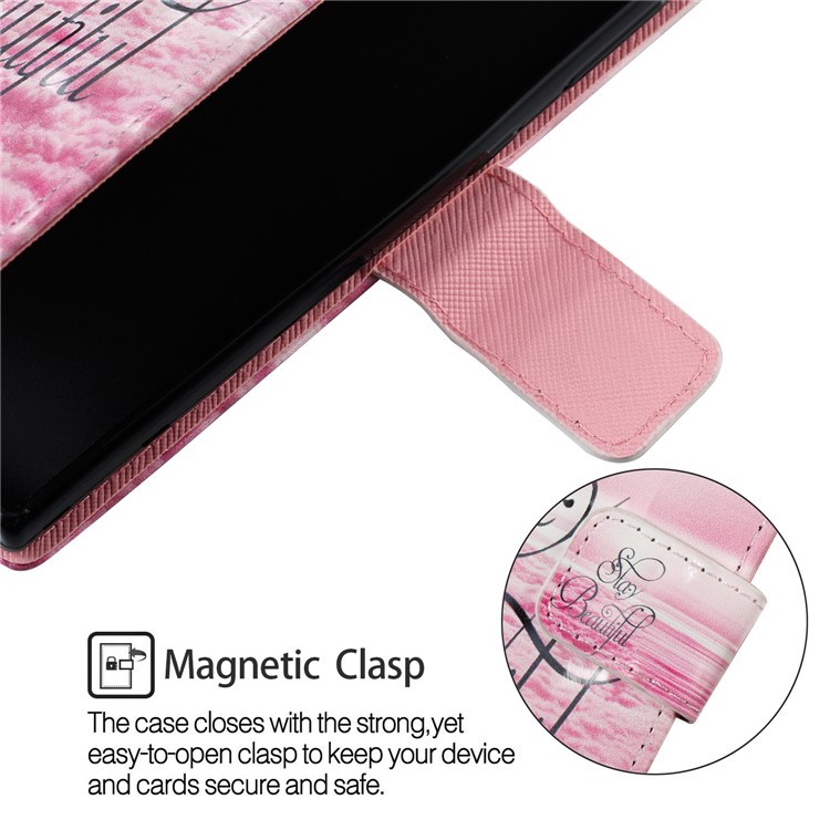 3D Pattern Printing Wallet Stand Leather Case for Sony Xperia L2 - Stay Beautiful-6