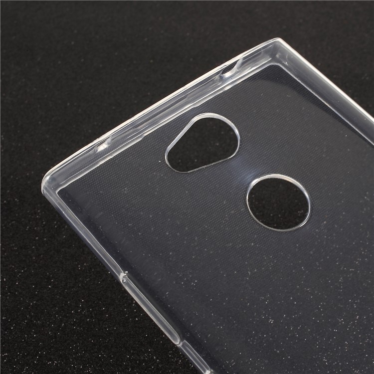 Drop-proof Clear TPU Mobile Phone Cover Case for Sony Xperia L2 - Transparent-3