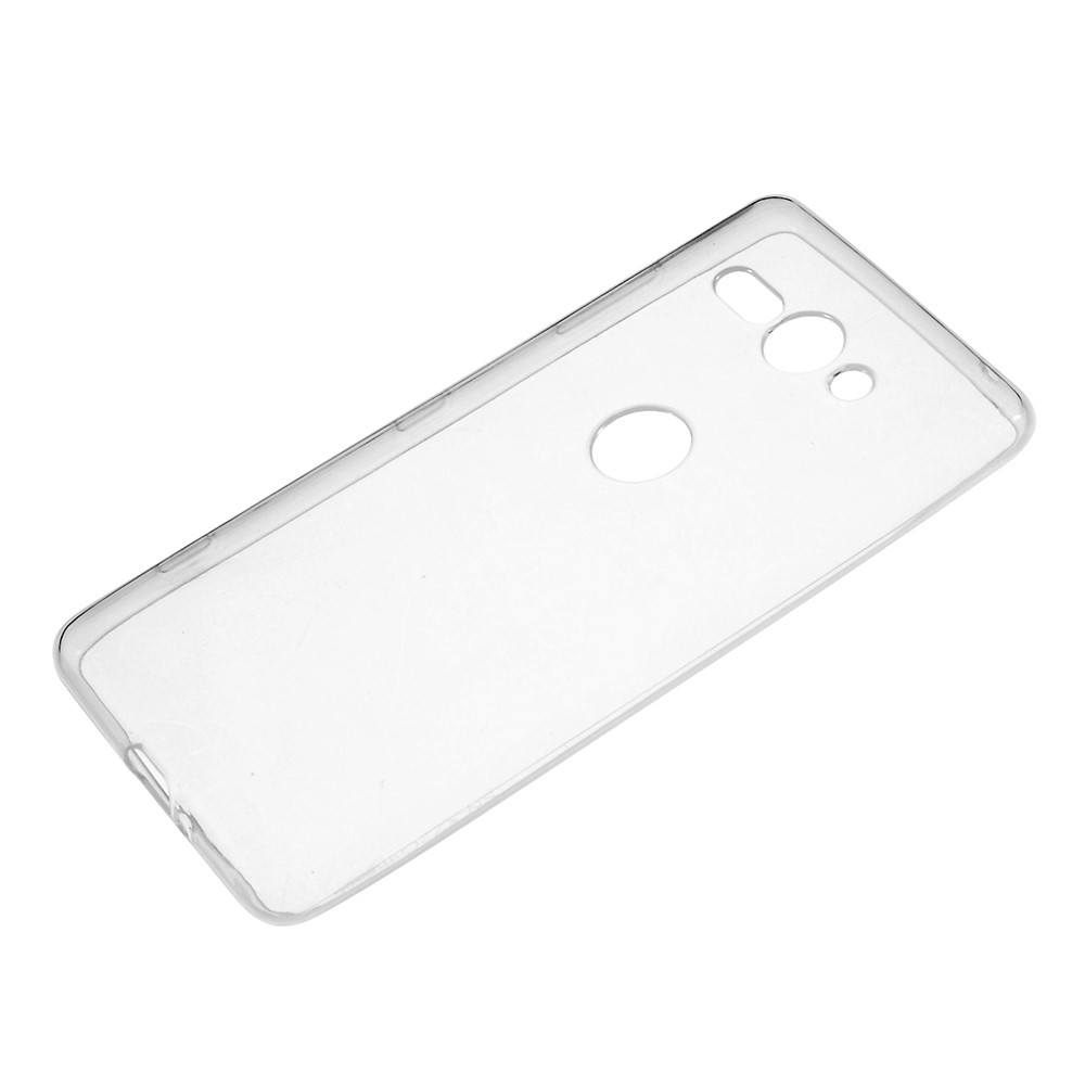 Clear TPU Back Phone Case for Sony Xperia XZ2 Compact - Transparent-2