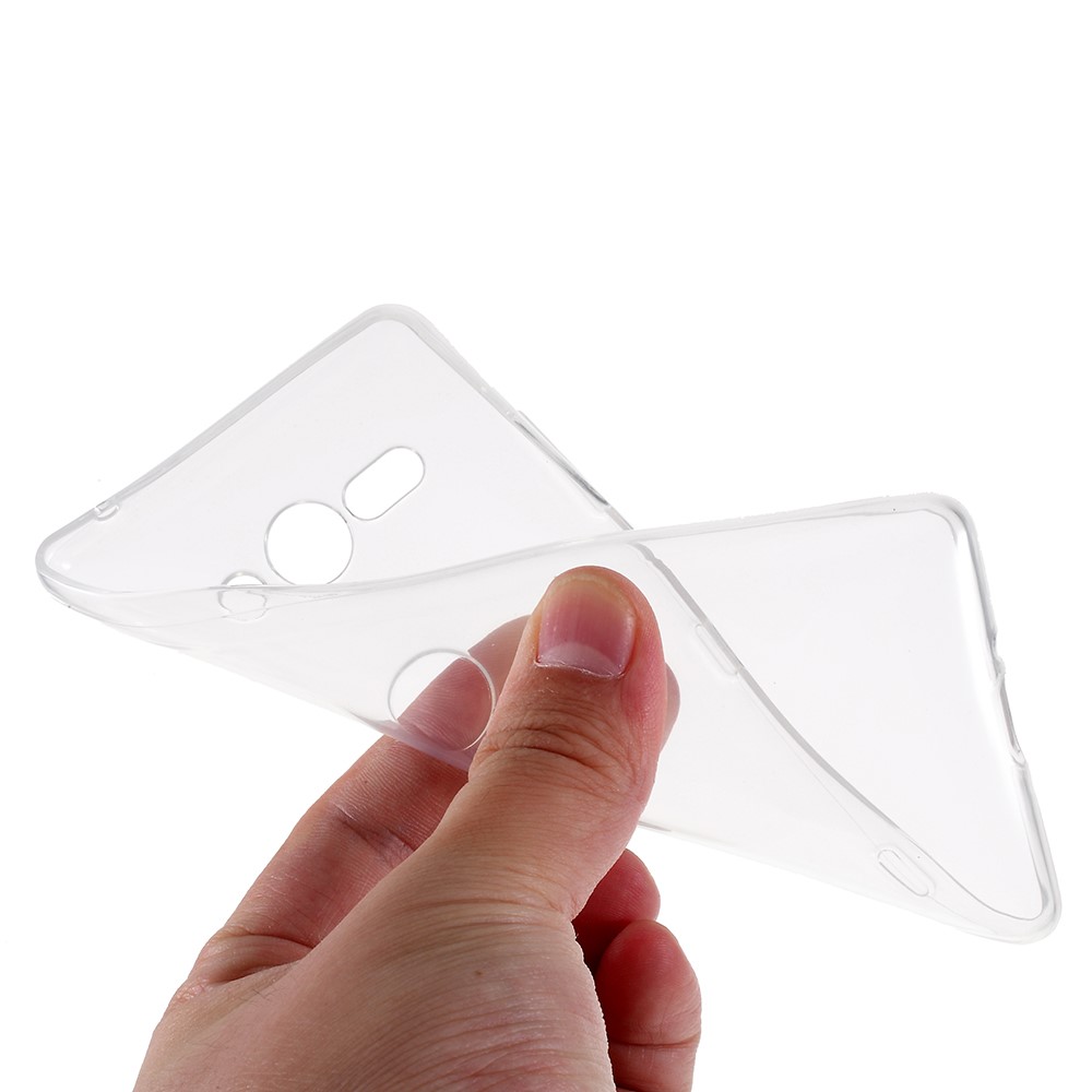 Clear TPU Back Phone Case Para Sony Xperia XZ2 Compact - Transparente