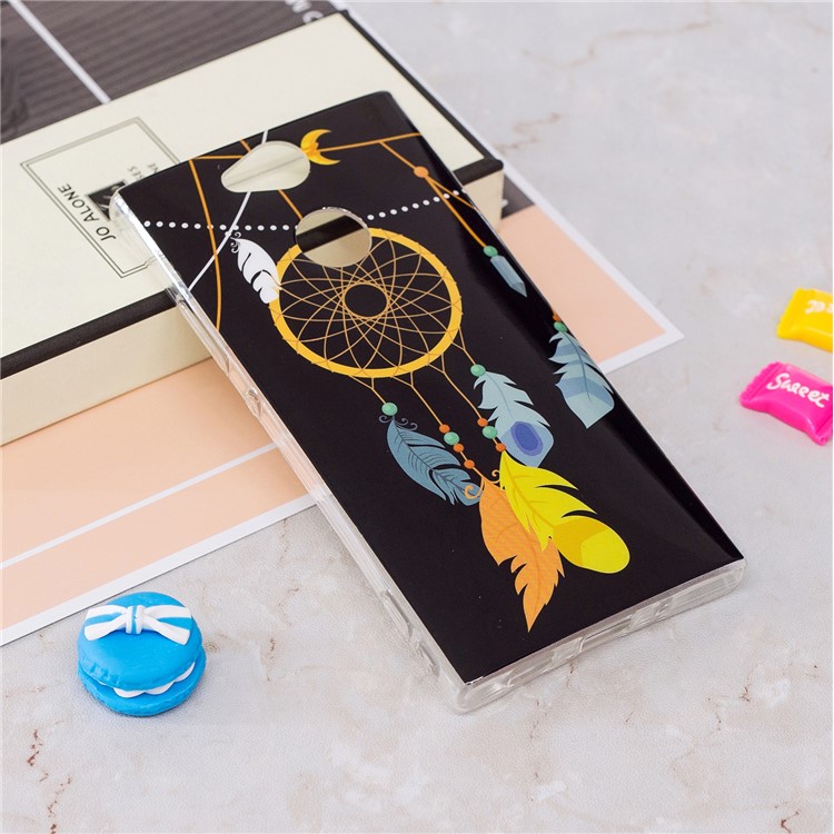 Luminous IMD Patterned Soft TPU Gel Case for Sony Xperia XA2 - Dream Catcher-2