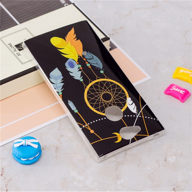 Luminous IMD Patterned Soft TPU Gel Case for Sony Xperia XA2 - Dream Catcher-3