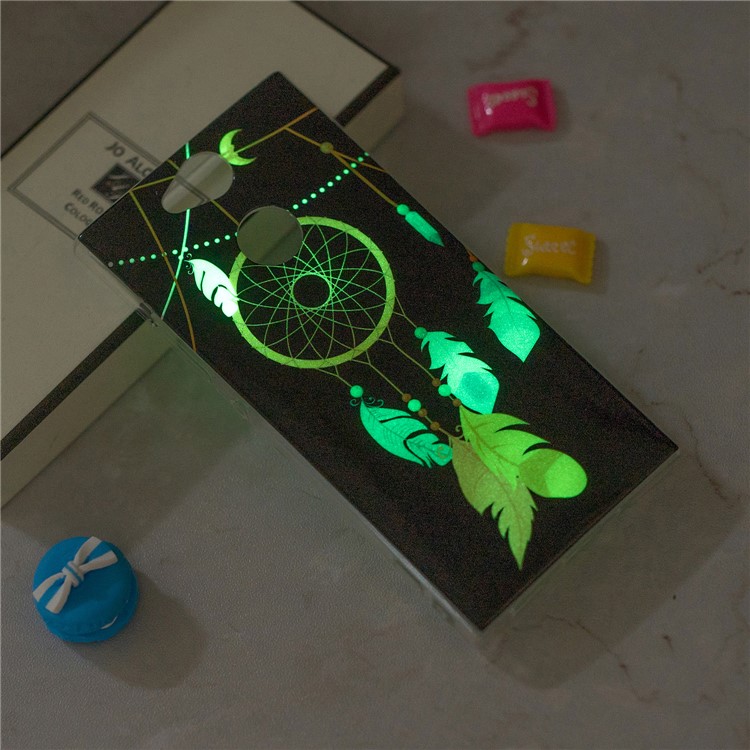 Luminous IMD Patterned Soft TPU Gel Case for Sony Xperia XA2 - Dream Catcher-6