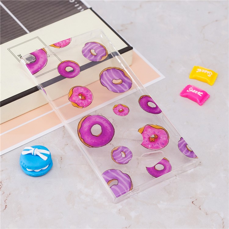 Pattern Printing IMD TPU Soft Phone Case for Sony Xperia L2 - Doughnuts-3