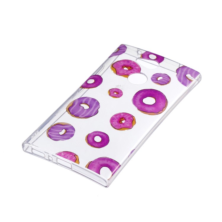 Pattern Printing IMD TPU Soft Phone Case for Sony Xperia L2 - Doughnuts-4